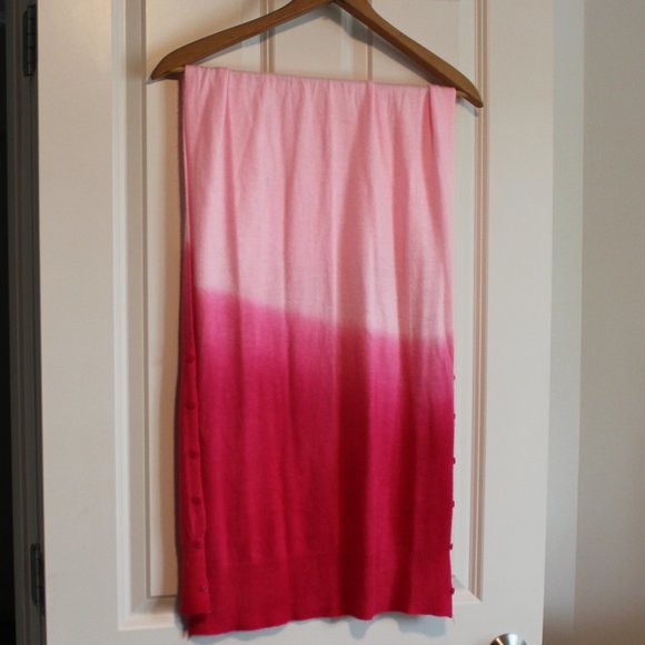 Pink Ombre Convertible Scarf/Shrug/Wrap - Picture 1 of 3